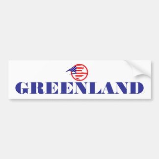 Grönland USA går med det nya Golden Age America Bildekal