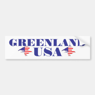 Grönland USA går med det nya Golden Age America Bildekal