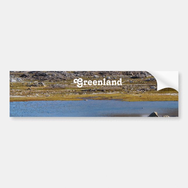 Grönlandet landskap bildekal (Framsidan)