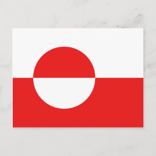 Grönlandflaggavykort Vykort