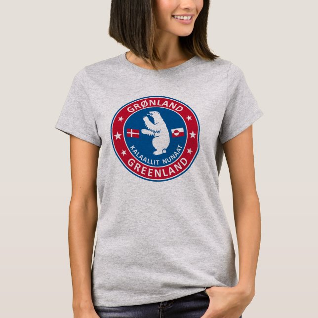 Grönlands emblem t shirt (Framsida)