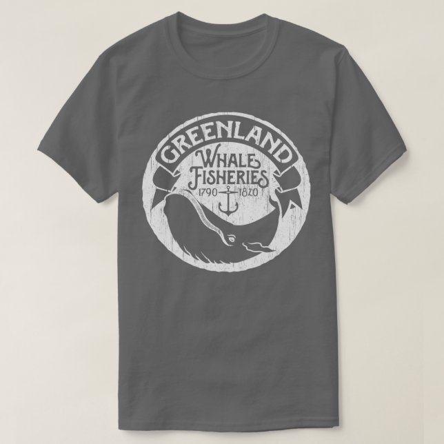 Grönlands fiske efter vete t shirt (Design framsida)