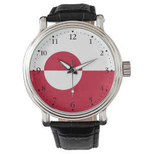 Grönlands flagga armbandsur