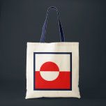 Grönlands Flagga Bag Tygkasse<br><div class="desc">En mångsidig påse med Grönlands flagga. En praktisk fråga med lite grönländska stil.</div>