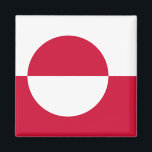 Grönlands Flagga GL Magnet<br><div class="desc">Flagga Grönland GL,  Kalaallit Nunaat,  Grønland,  Nuuk (Godthå b) Jackar av arm,  pansarlager,  Flagga-karta</div>