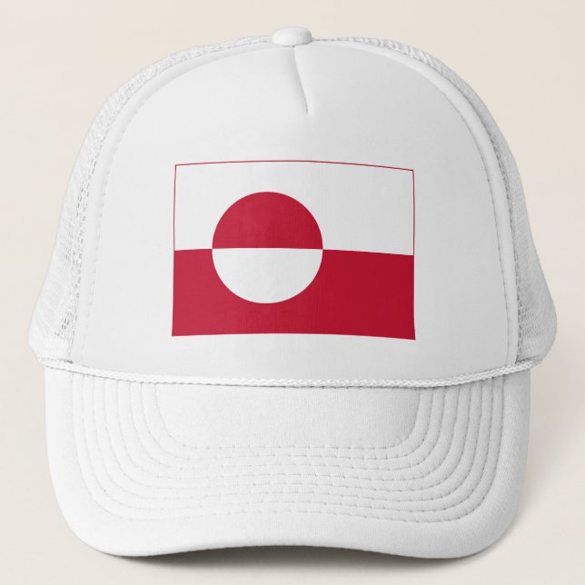 Grönlands flagga keps (Framsida)