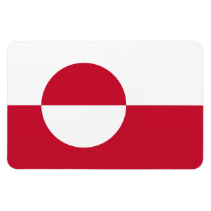 Grönlands flagga magnet
