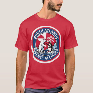 Grönlands försvarsfront Norra Atlc försvarsallians T Shirt