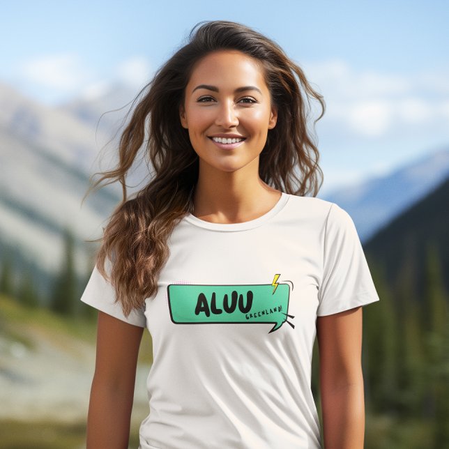 Grönlands Hej Aluu Greenlander Grönland T Shirt (Skapare uppladdad)