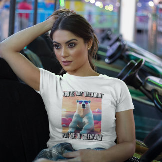 Grönlands Polar för konst i solglasögon T Shirt