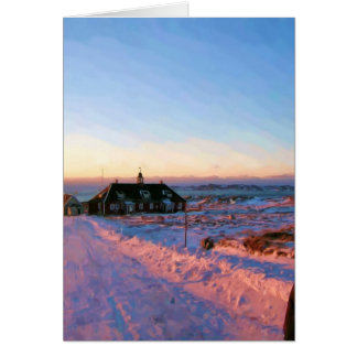 Grönlands universiteten av Ozborne Whilliamsson Hälsningskort