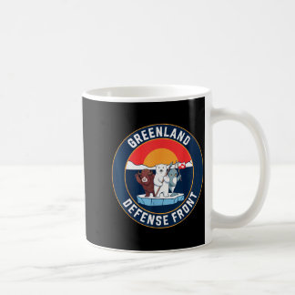 Grönlands vakten lar Björn Spjut Arktiskt emblem Kaffemugg