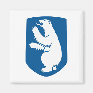 Grönlands vapen land symbol emblem flagga den magnet