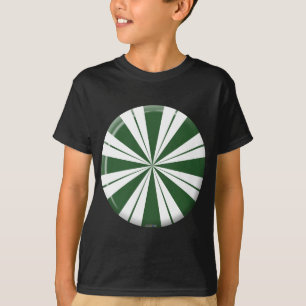 Grönmynta Randig Godis Tee Shirt