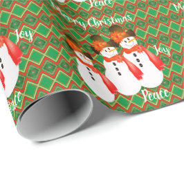 GrönOch röd Presentpapper