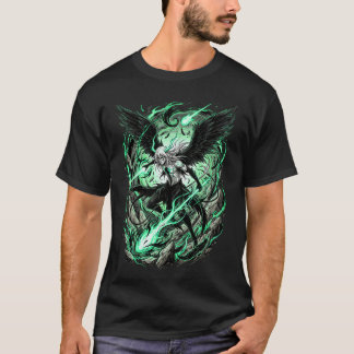 Grönögd blek Espada Cuarta Arrancar Resurrectio T Shirt