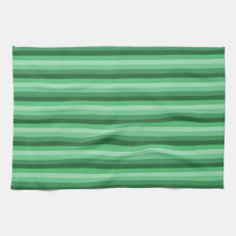 Grönrandig kökshandduk