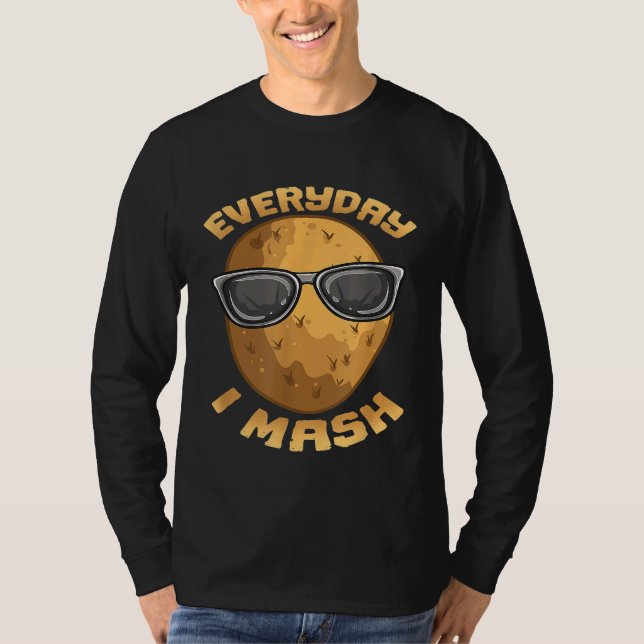 Grönsak  Mosad potatis Cool Farm T Shirt (Framsida)