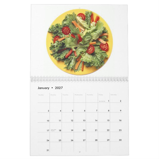Grönsakälskare Kalender (Jan 2027)