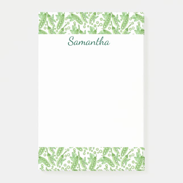 Grönsaker ärter post-it block (Framsida)