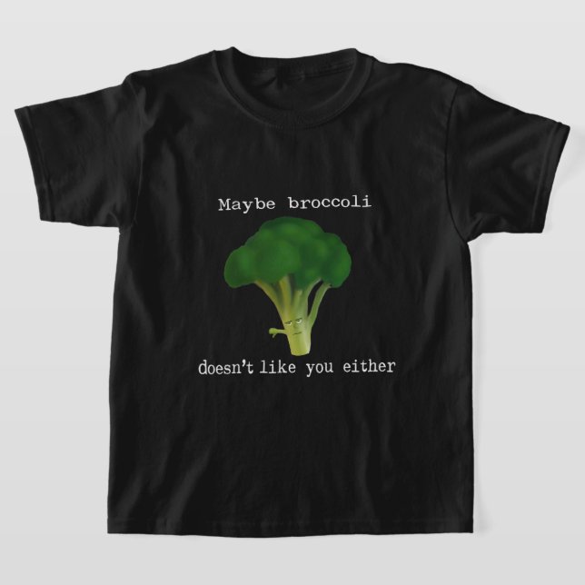 Grönsaker Broccoli tycker inte om dig D0100101A T Shirt (Laydown)