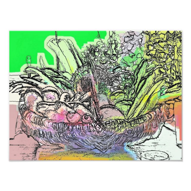 GRÖNSAKER FOTOTRYCK (Framsidan)