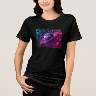 Grönsaker från jorden + Jupiter Svart Kortärmad T Shirt
