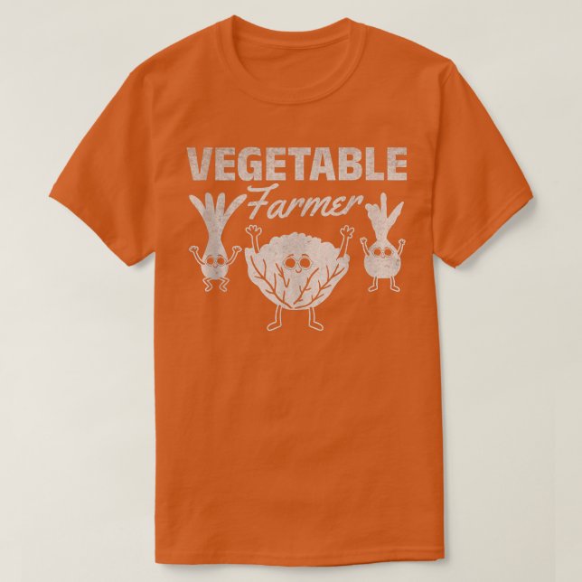  grönsaker Gardener Funny Vegetable Farm T Shirt (Design framsida)