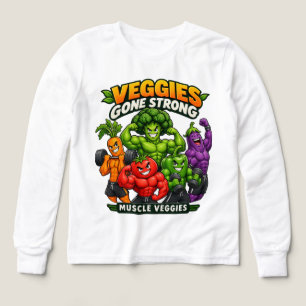 Grönsaker Gone Strong – Muskel Grönsaker Bodybuild T Shirt