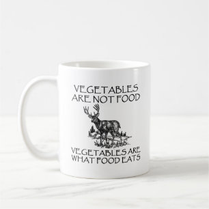 Grönsaker Inte Mat Rolig Jakt Kaffe/Te-mugg Kaffemugg