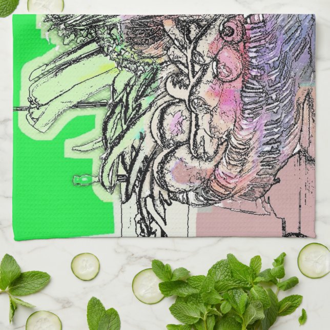 GRÖNSAKER KÖKSHANDDUK (Vikta)