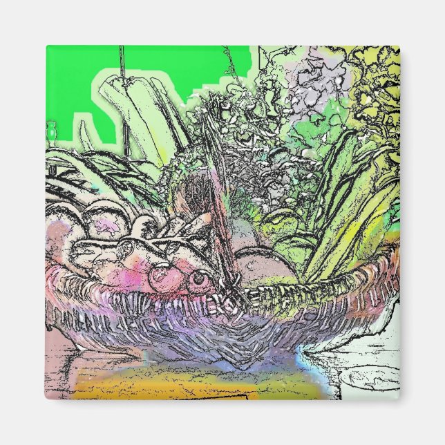 GRÖNSAKER MAGNET (Framsidan)