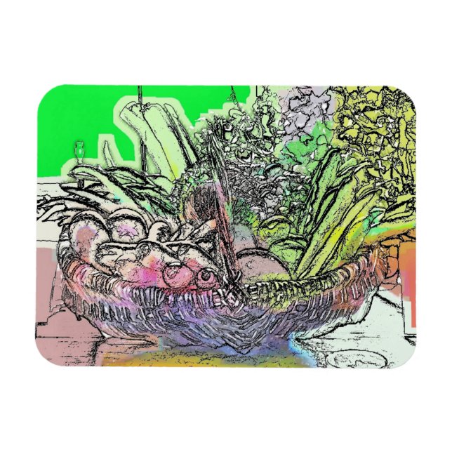 GRÖNSAKER MAGNET (Horisontell)