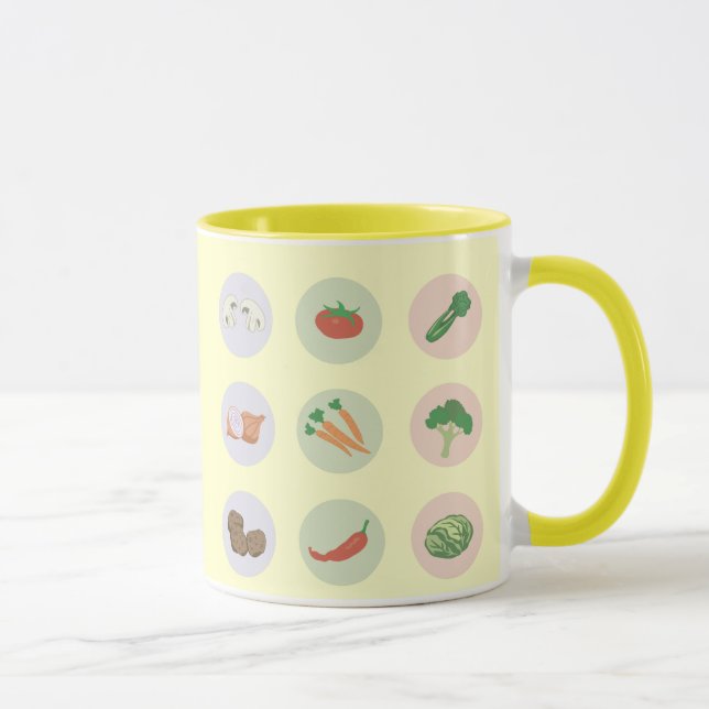 Grönsaker Mugg (Höger)