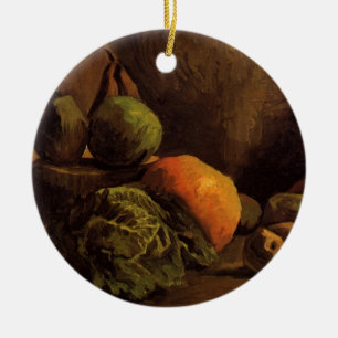 Grönsaker och frukt av Vincent van Gogh Julgransprydnad Keramik