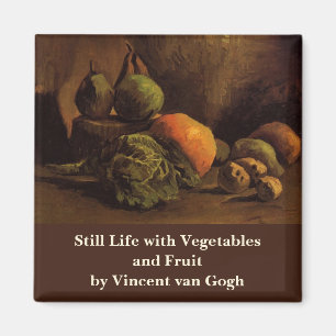 Grönsaker och frukt av Vincent van Gogh Magnet