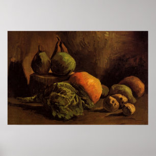 Grönsaker och frukt av Vincent van Gogh Poster