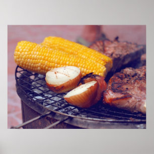 Grönsaker och kött poster