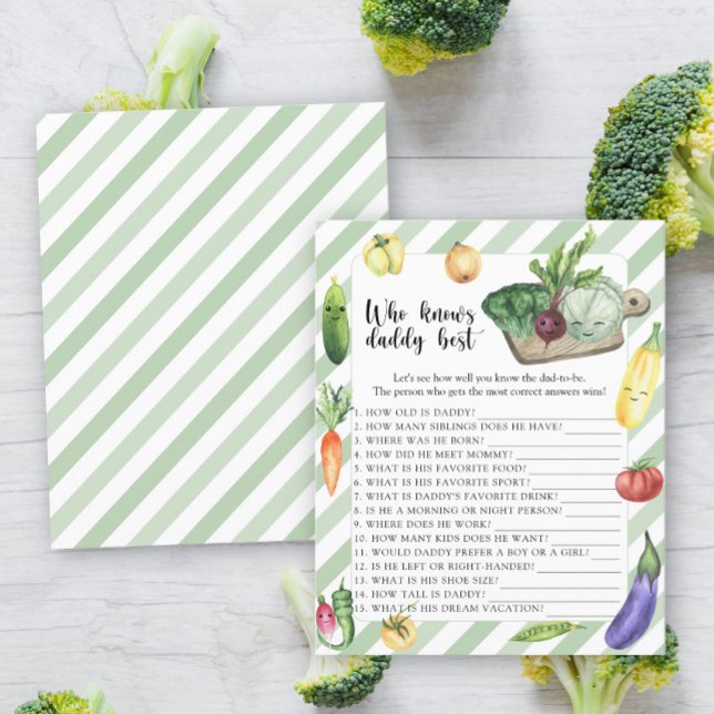 Grönsaker - Vem vet vad pappa spelar? (Skapare uppladdad)