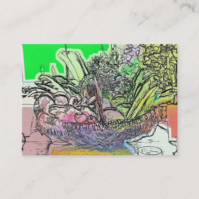 GRÖNSAKER VISITKORT (Framsida)