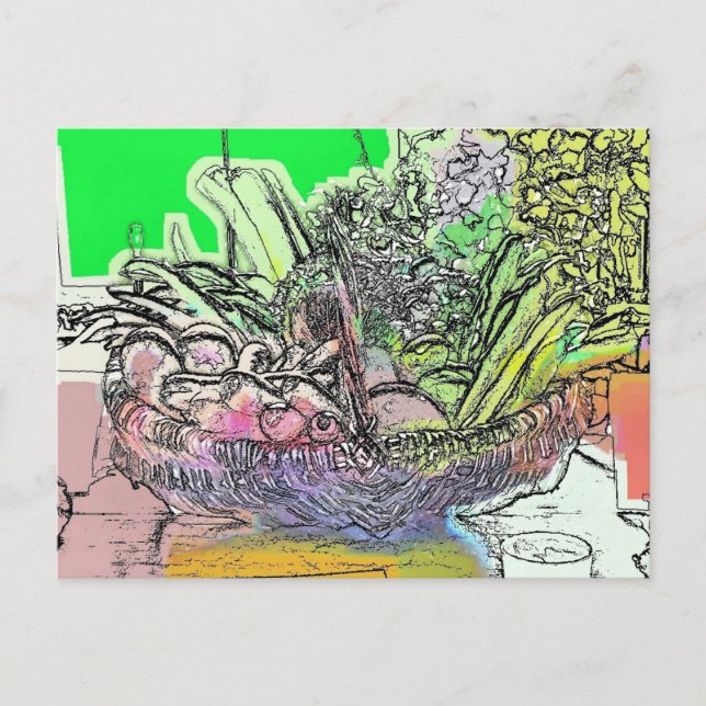 GRÖNSAKER VYKORT (Framsida)