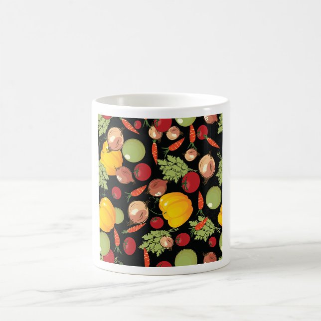 Grönsaks Mönster Kaffemugg (Skapare uppladdad)