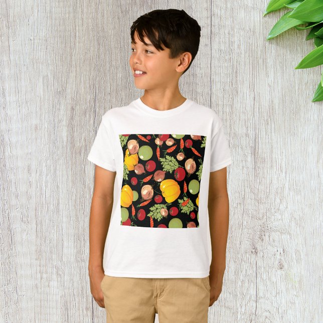 Grönsaks Mönster T Shirt (Skapare uppladdad)