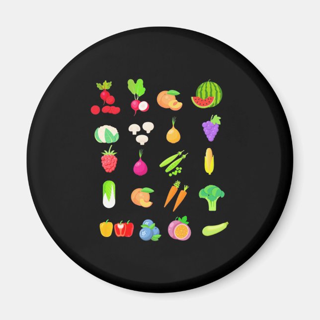 Grönsaksarter Magnet (Framsidan)