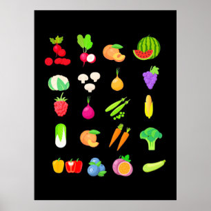 Grönsaksarter Poster