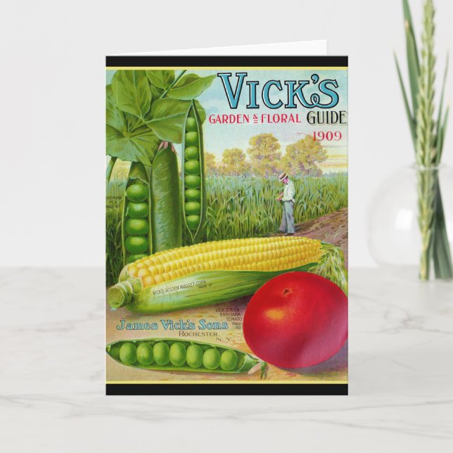 Grönsakskatalog 1909 kort (Framsida)