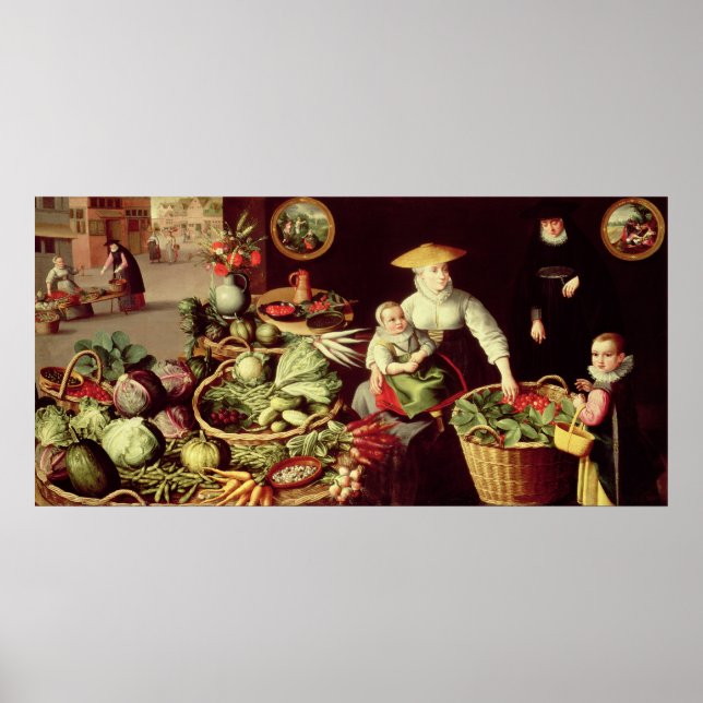 Grönsaksmarknaden Poster (Framsidan)