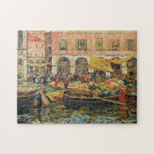 Grönsaksmarknaden, Venedig Louis Abel-Truchet Pussel