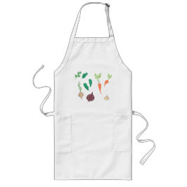 Grönsakssköte Apron Långt Förkläde