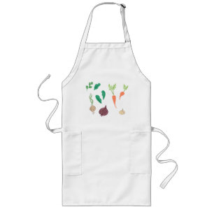 Grönsakssköte Apron Långt Förkläde